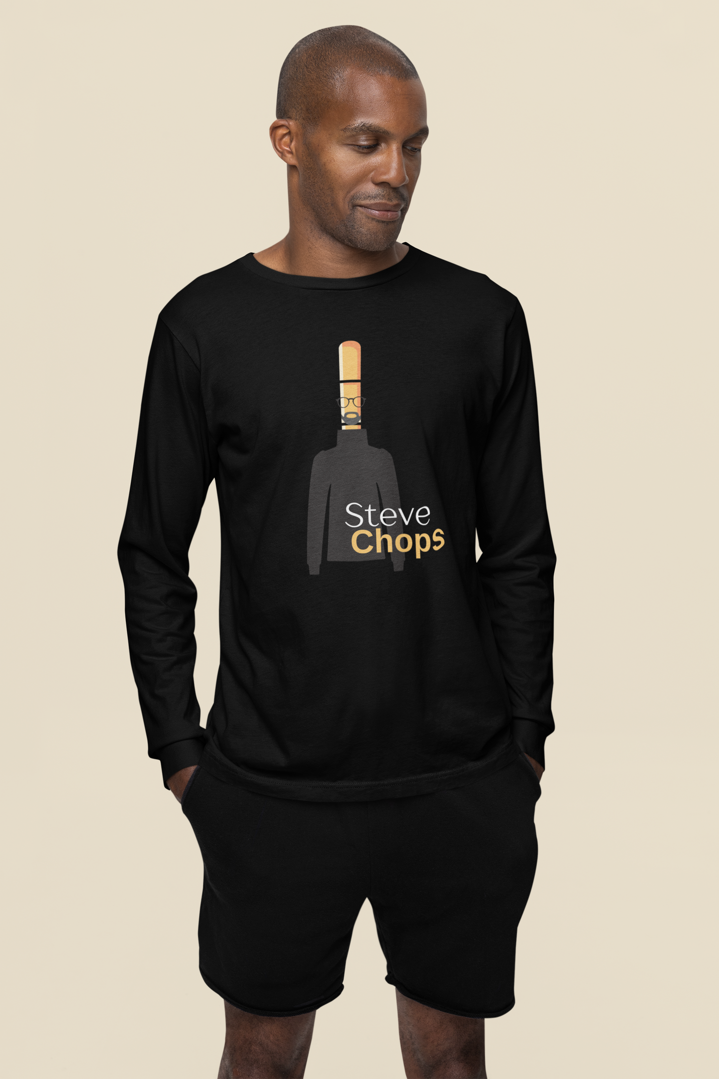 Steve Chops Long Sleeve T-shirt