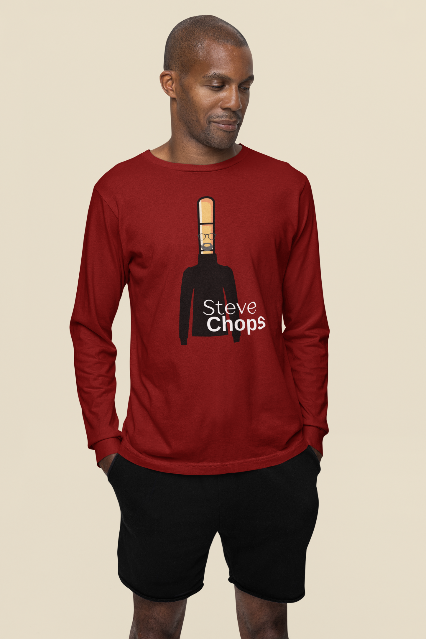 Steve Chops Long Sleeve T-shirt