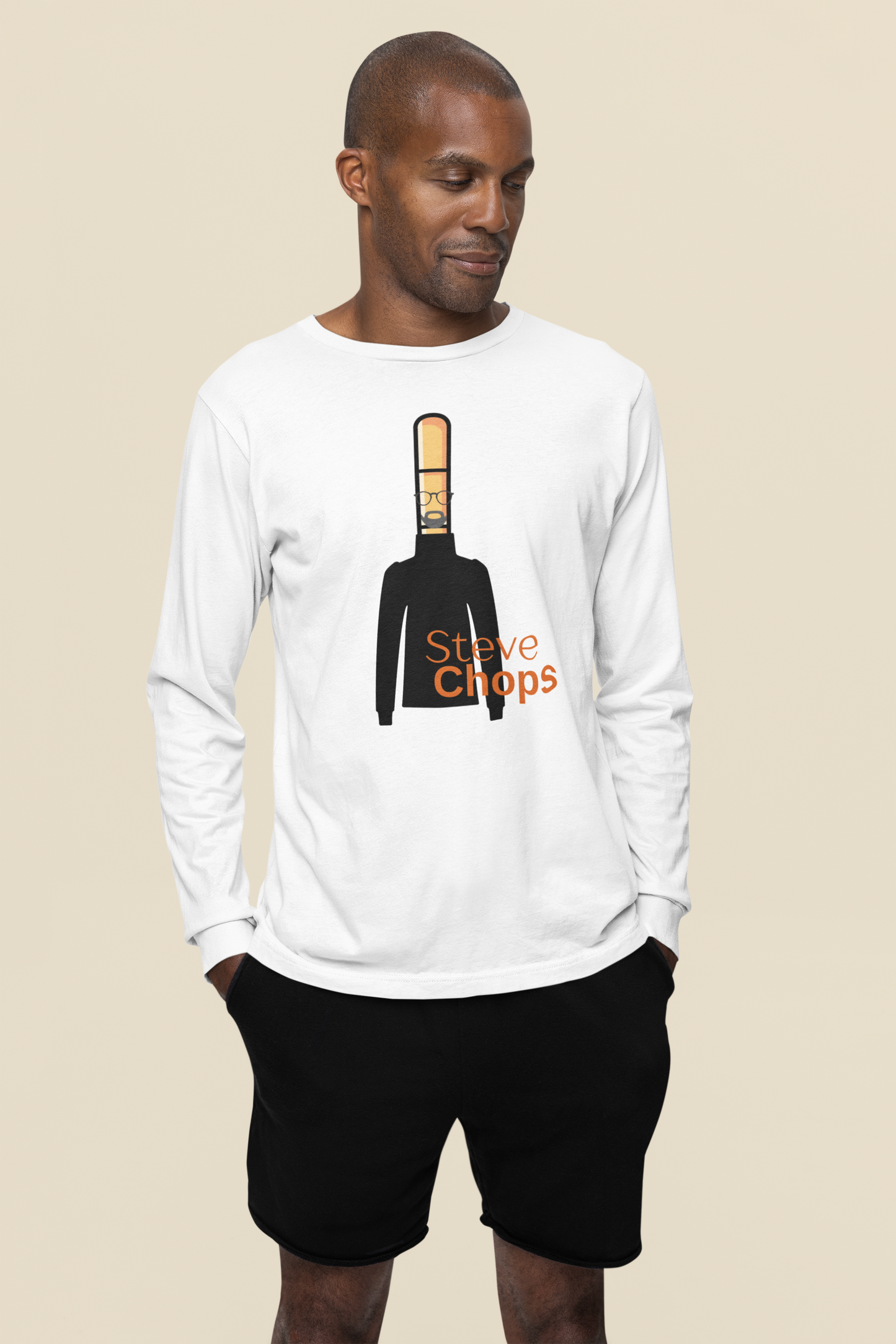 Steve Chops Long Sleeve T-shirt