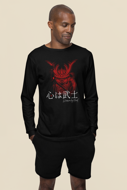 心は武士 Warrior by Heart Long Sleeve T-shirt