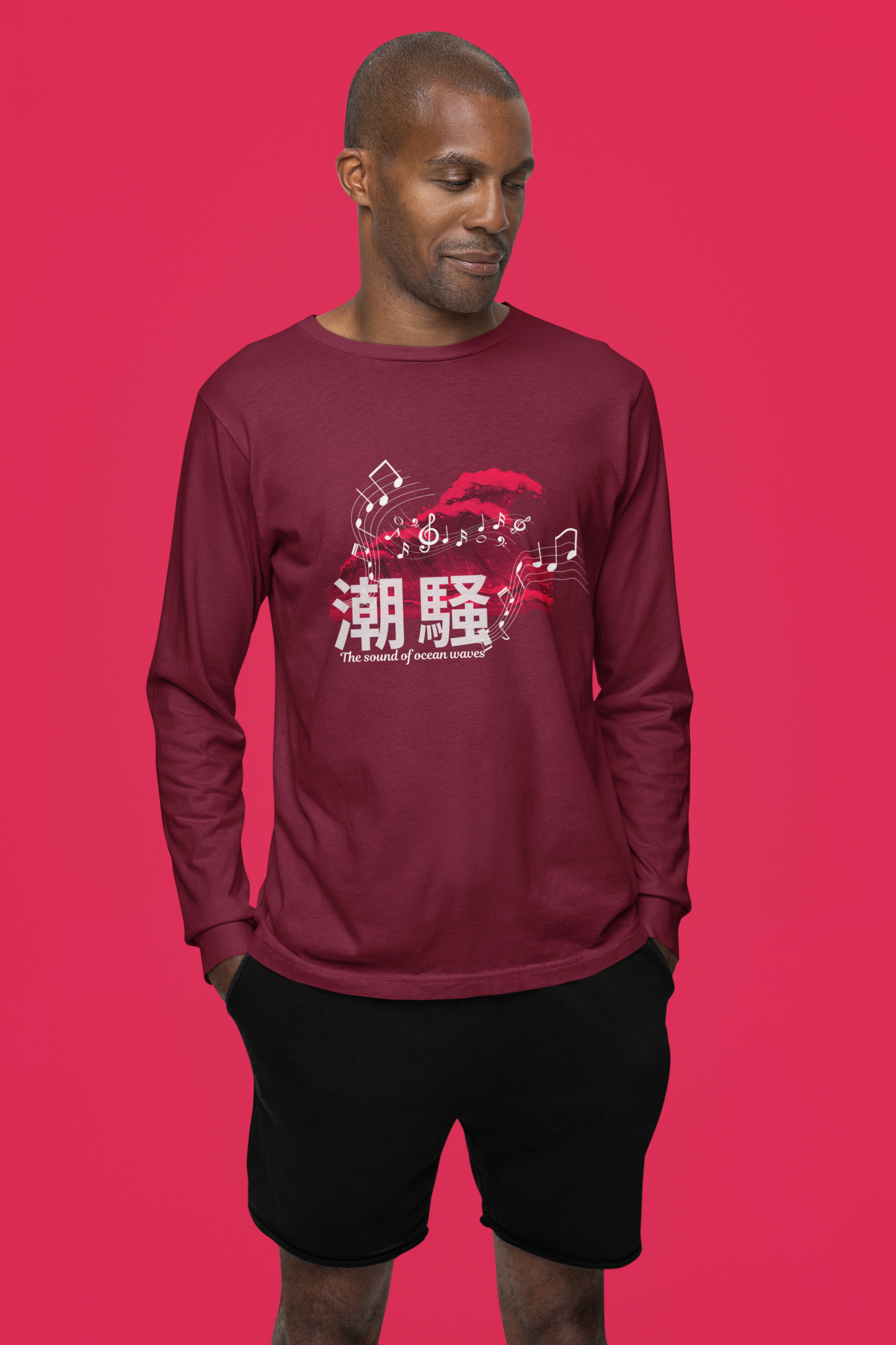 潮騒 The Sound of Ocean Wave Long Sleeve T-shirt