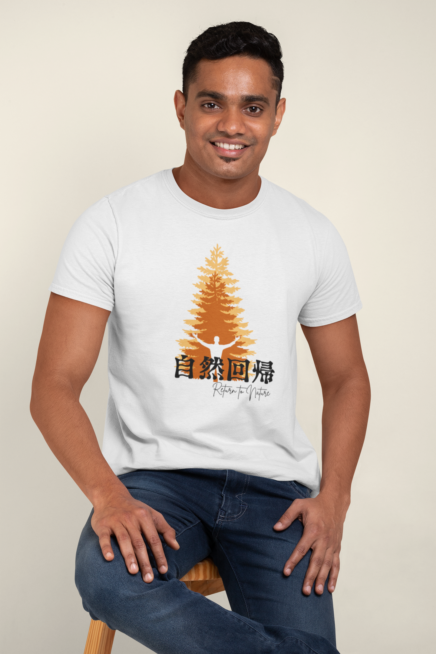 自然回帰 Return to Nature Slim Fit T-shirt