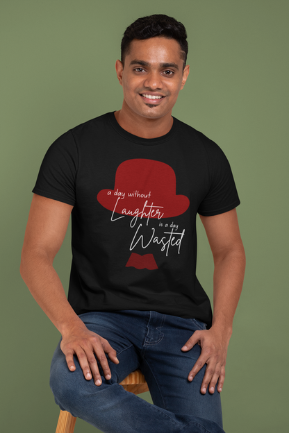 A day without laughter Slim Fit T-shirt