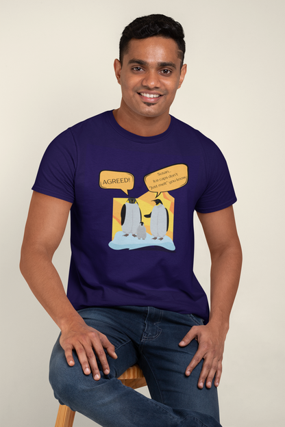 Ice Caps Don't Just Melt Slim Fit T-shirt