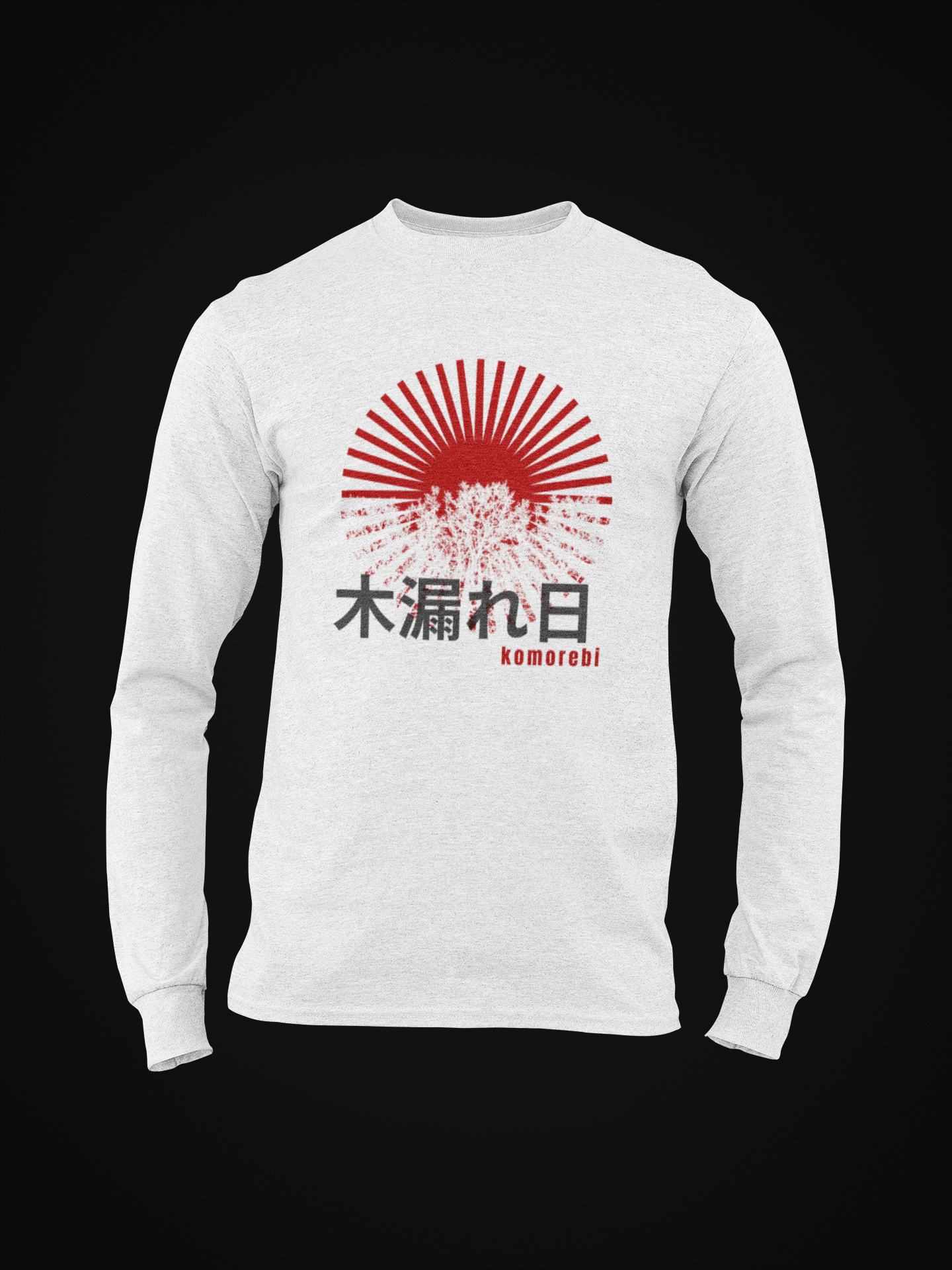 木漏れ日 Sunlight Filtering through Trees Long Sleeve T-shirt