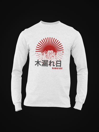 木漏れ日 Sunlight Filtering through Trees Long Sleeve T-shirt
