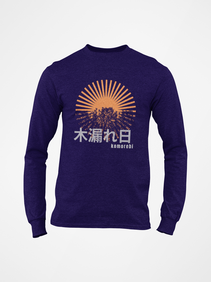 木漏れ日 Sunlight Filtering through Trees Long Sleeve T-shirt