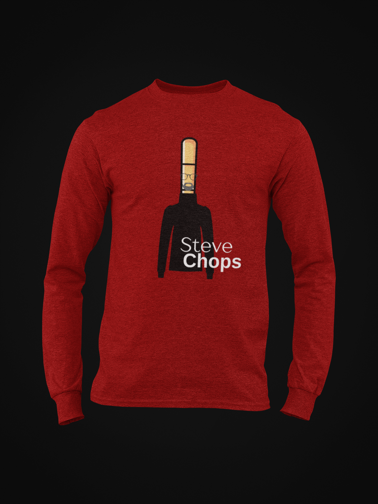 Steve Chops Long Sleeve T-shirt