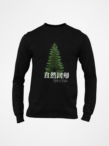自然回帰 Return to Nature Long Sleeve T-shirt