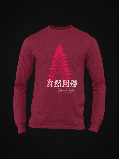 自然回帰 Return to Nature Long Sleeve T-shirt