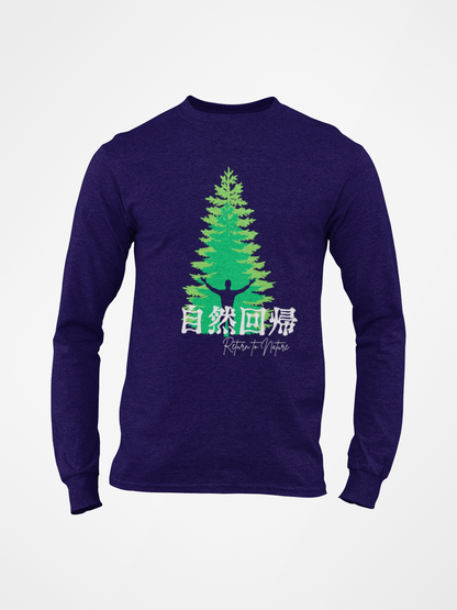 自然回帰 Return to Nature Long Sleeve T-shirt