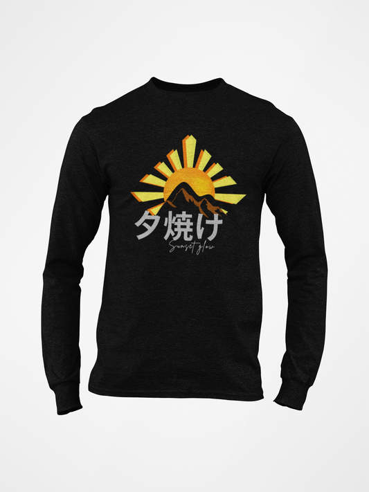 夕焼け Sunset Glow Long Sleeve Shirt