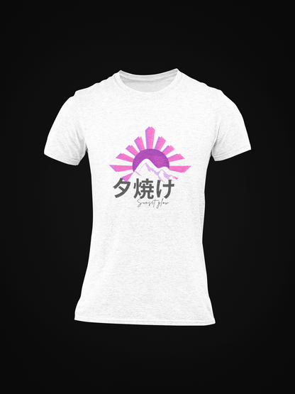 夕焼け Sunset Glow Slim Fit T-shirt