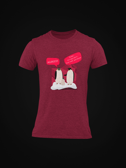 Ice Caps Don't Just Melt Slim Fit T-shirt