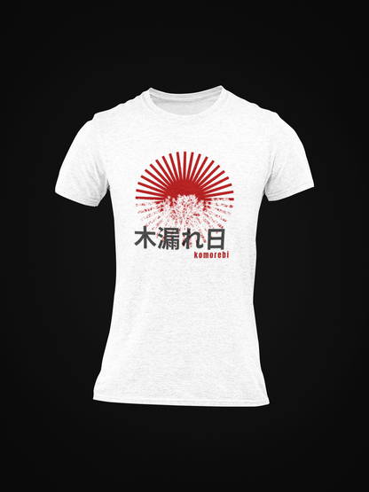 木漏れ日 Sunlight Filtering through Trees Slim Fit T-shirt