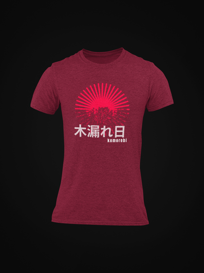 木漏れ日 Sunlight Filtering through Trees Slim Fit T-shirt
