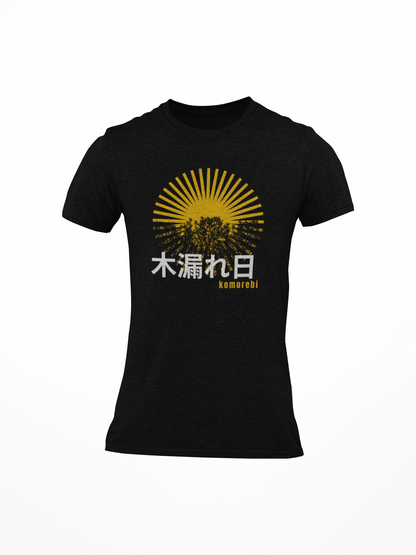 木漏れ日 Sunlight Filtering through Trees Slim Fit T-shirt