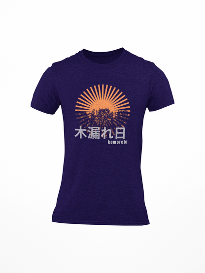 木漏れ日 Sunlight Filtering through Trees Slim Fit T-shirt