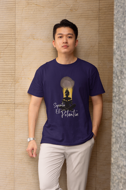 Sapientia Est Potentia Short Sleeve T-shirt