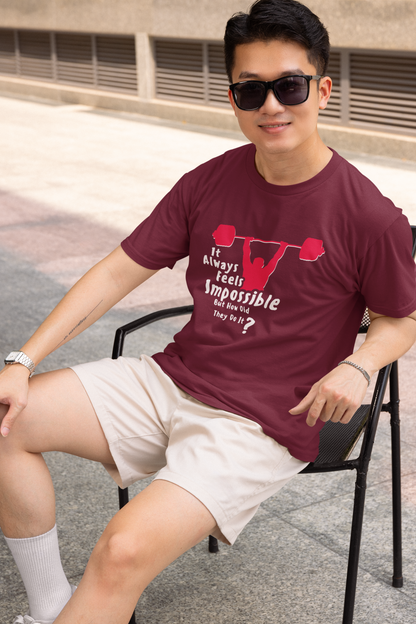 It Always Feels Impossible Short Sleeve T-shirt