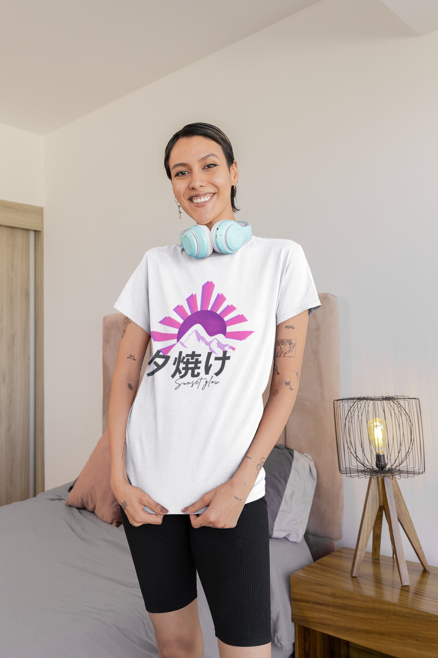 夕焼け Sunset Glow Short Sleeve T-shirt