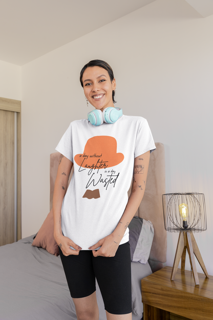 A day without laughter Short Sleeve T-shirt