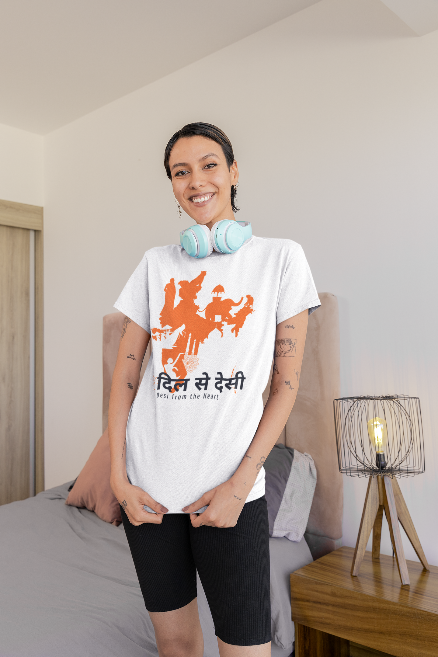 Desi from the Heart Short Sleeve T-shirt