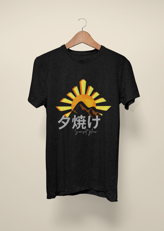 夕焼け Sunset Glow Regular Fit T-shirt