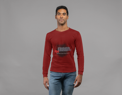 404: Attention Span Not Found Long Sleeve T-shirt