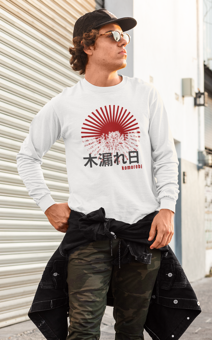 木漏れ日 Sunlight Filtering through Trees Long Sleeve T-shirt