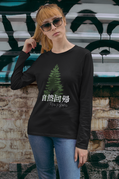 自然回帰 Return to Nature Long Sleeve T-shirt