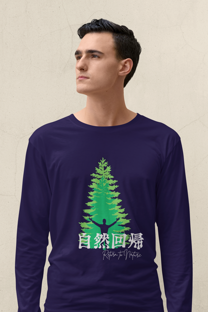 自然回帰 Return to Nature Long Sleeve T-shirt
