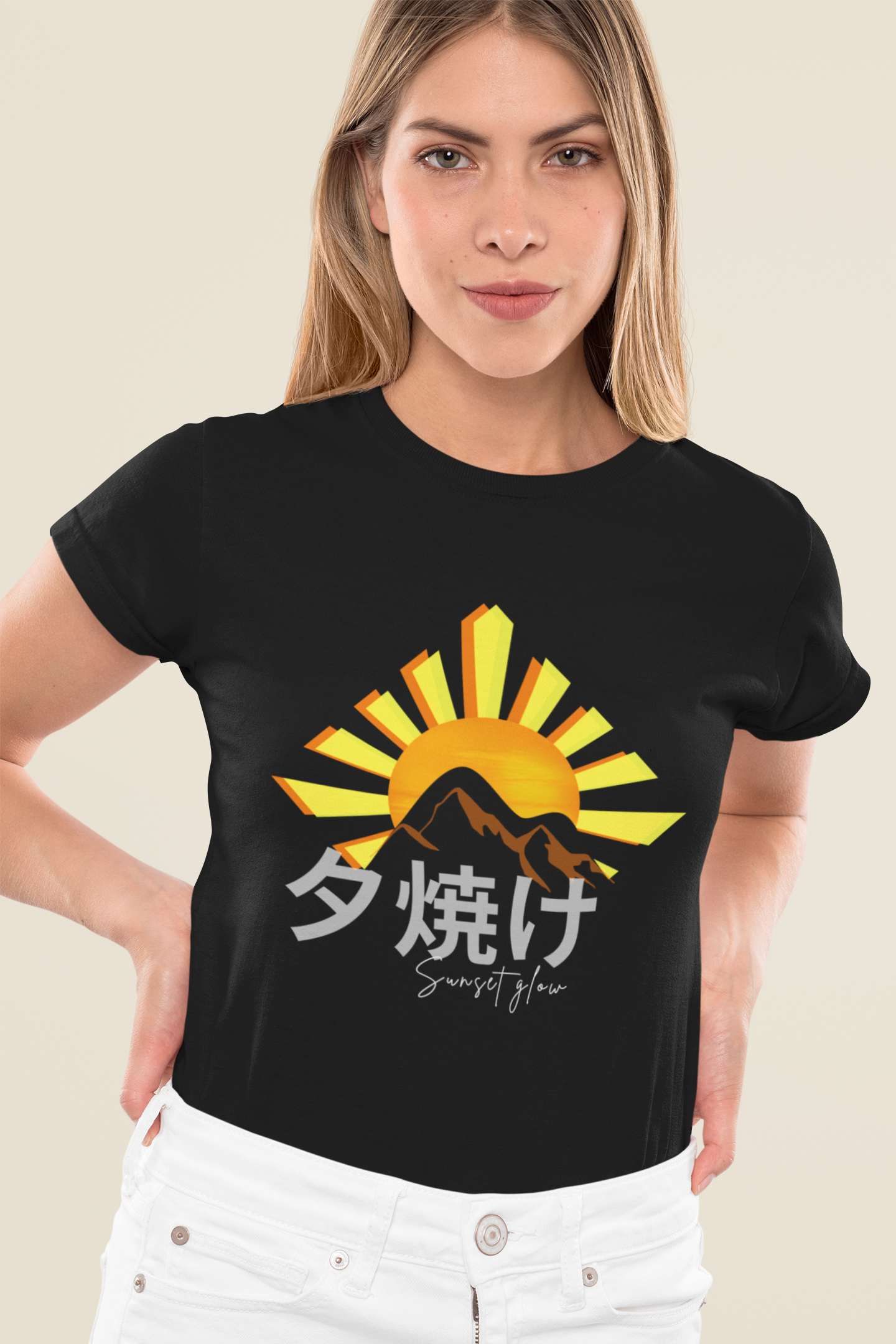 夕焼け Sunset Glow Regular Fit T-shirt