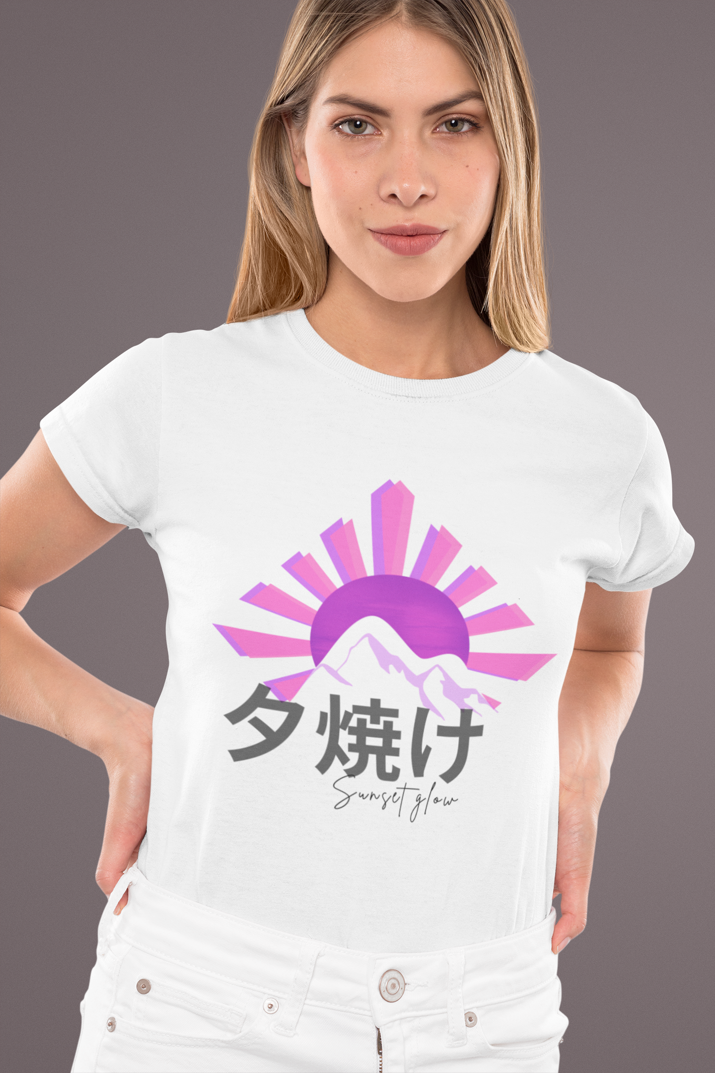 夕焼け Sunset Glow Regular Fit T-shirt
