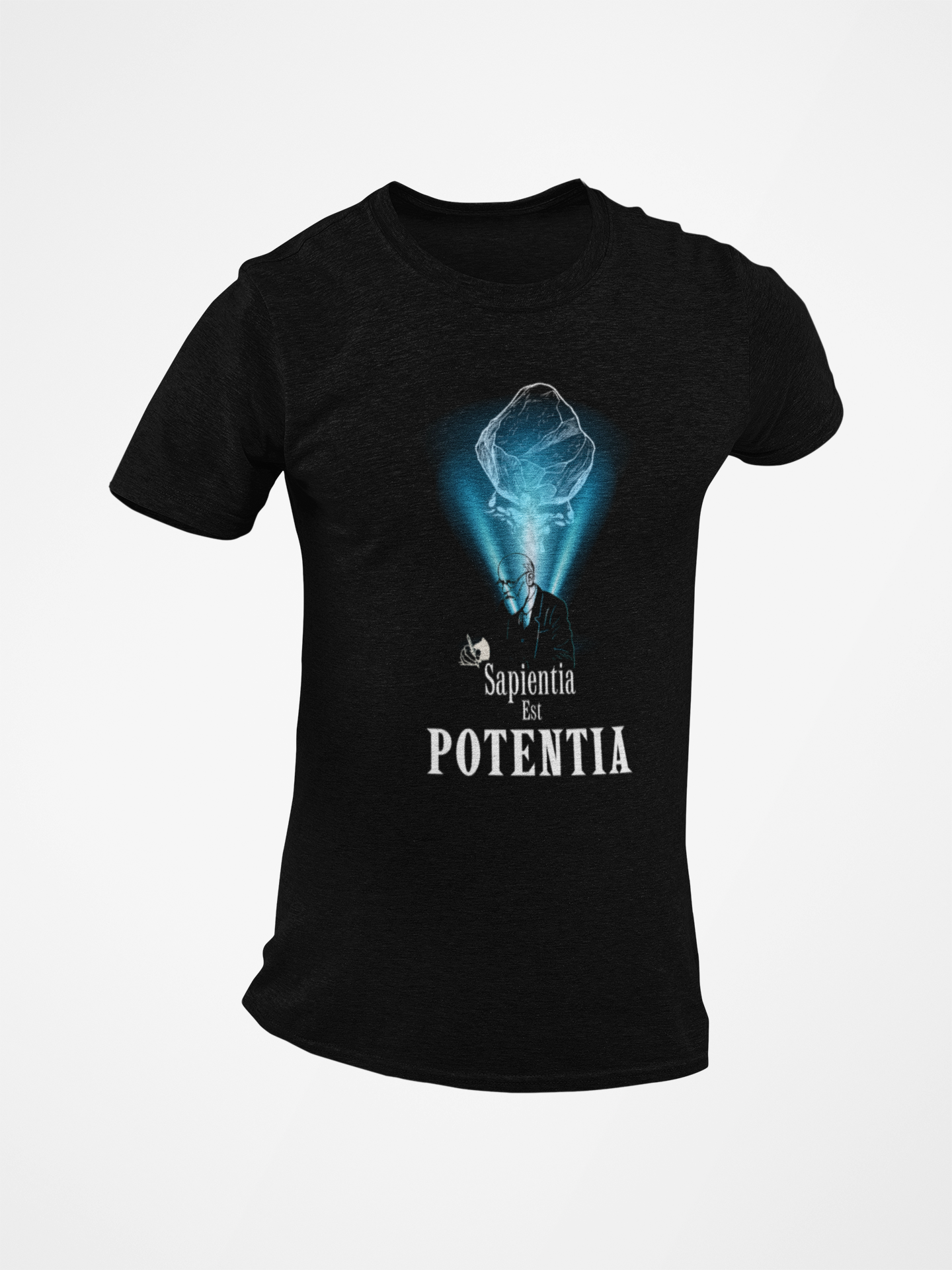 Sapientia Est Potentia Short Sleeve T-shirt
