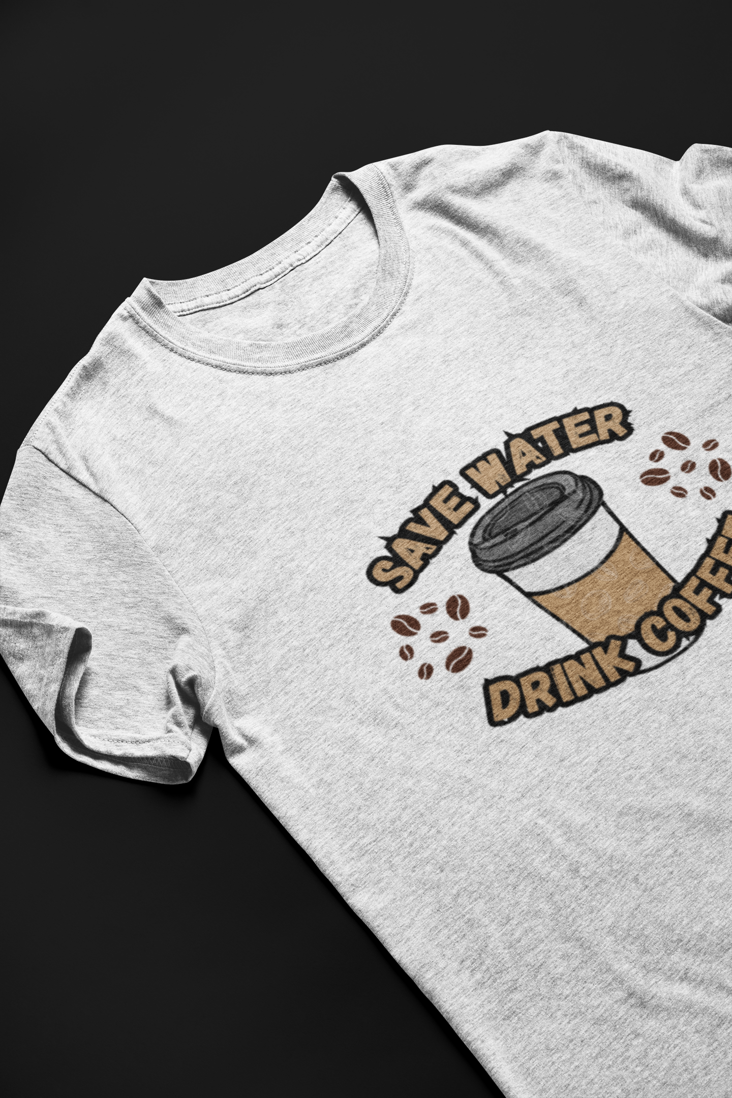 Save Water Drink Coffee Short Sleeve T-shirt