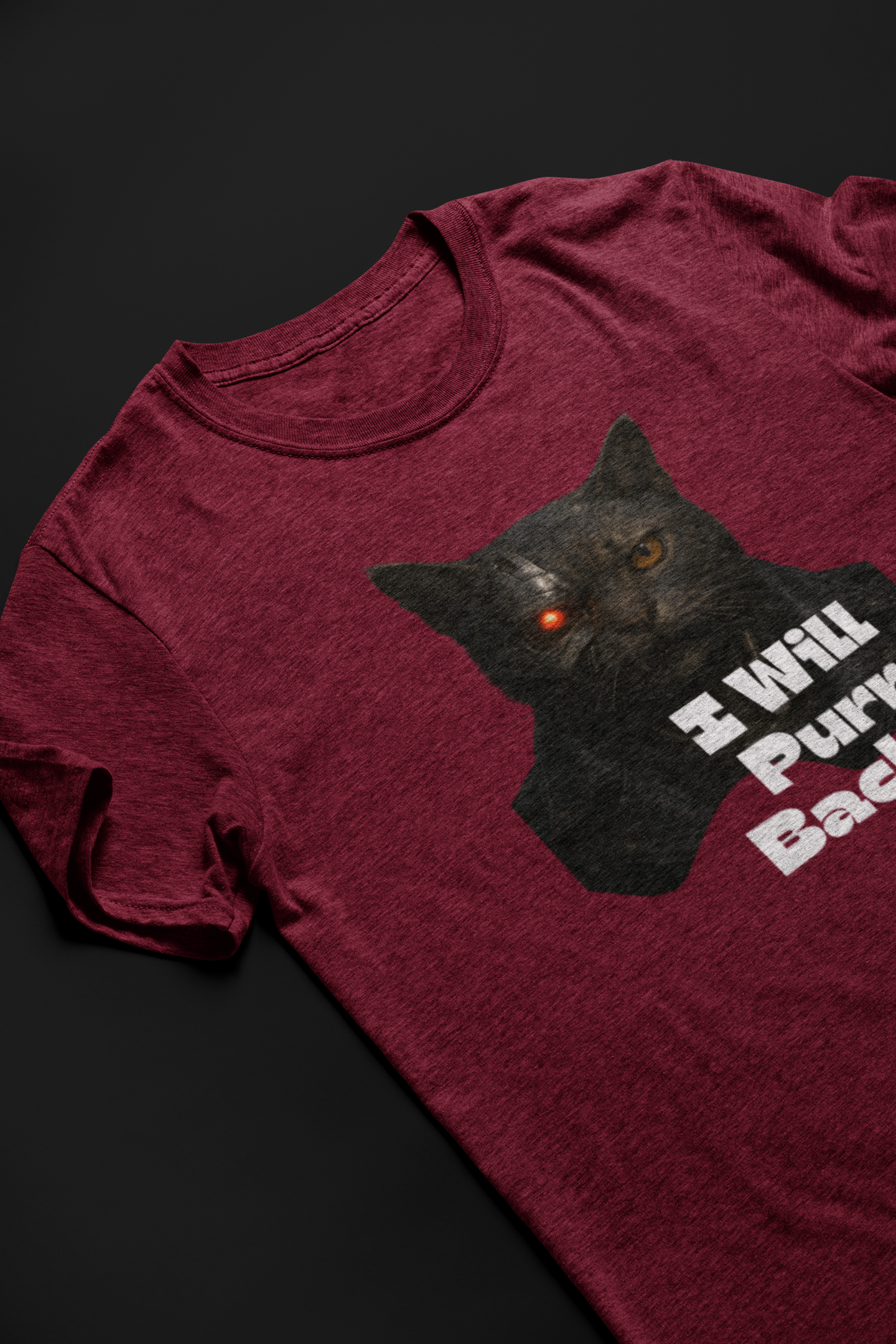 I Will Purr Back Short Sleeve T-shirt