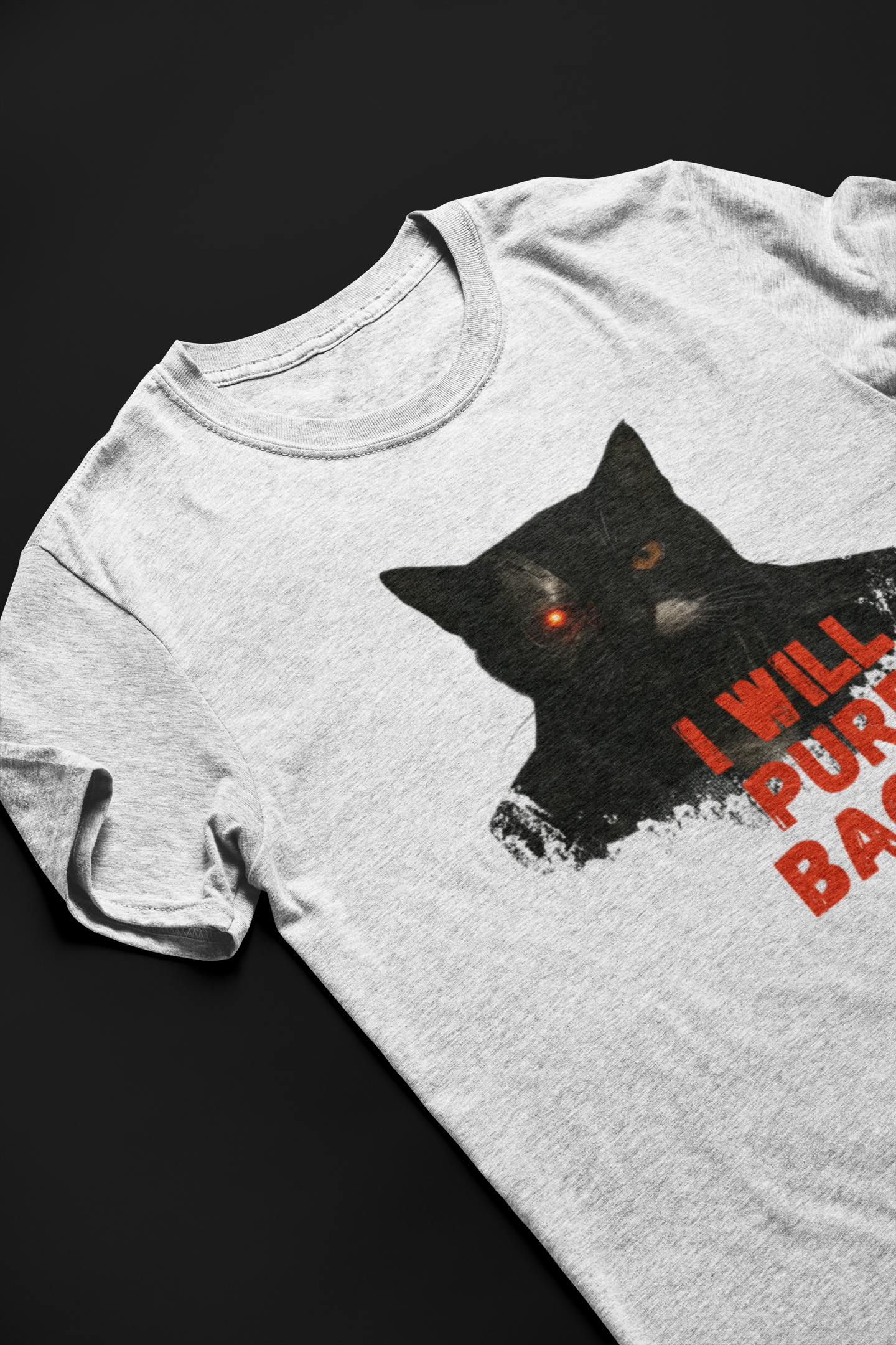 I Will Purr Back Short Sleeve T-shirt