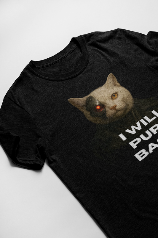 I Will Purr Back Short Sleeve T-shirt