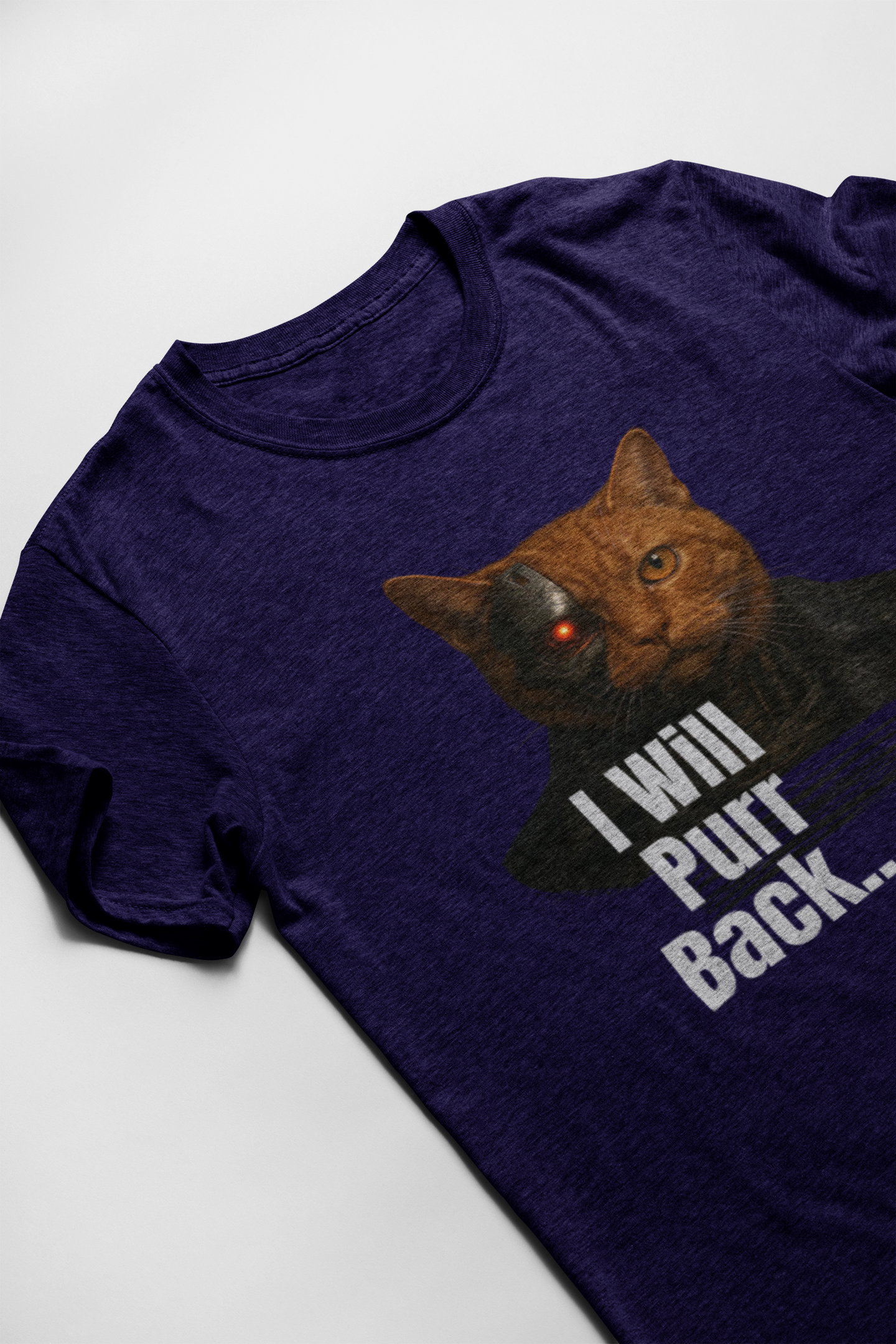 I Will Purr Back Short Sleeve T-shirt