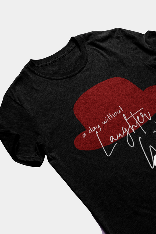 A day without laughter Short Sleeve T-shirt