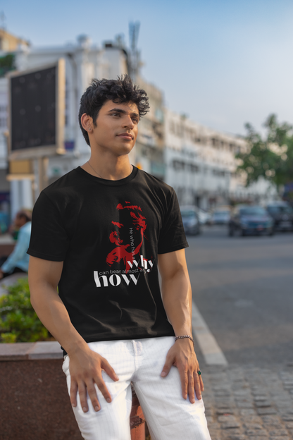 He Who Has a Why Short Sleeve T-shirt