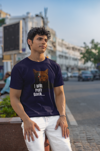 I Will Purr Back Short Sleeve T-shirt