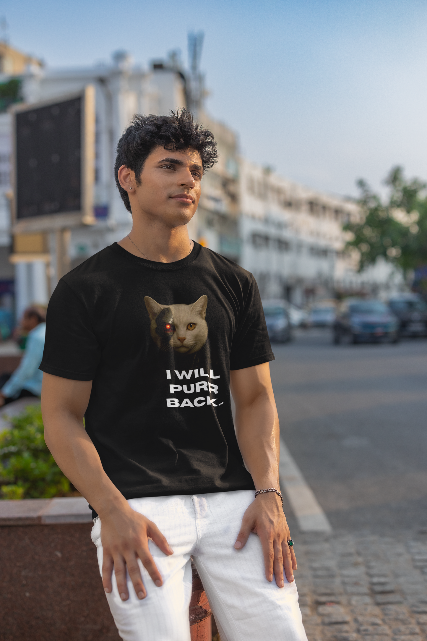 I Will Purr Back Short Sleeve T-shirt