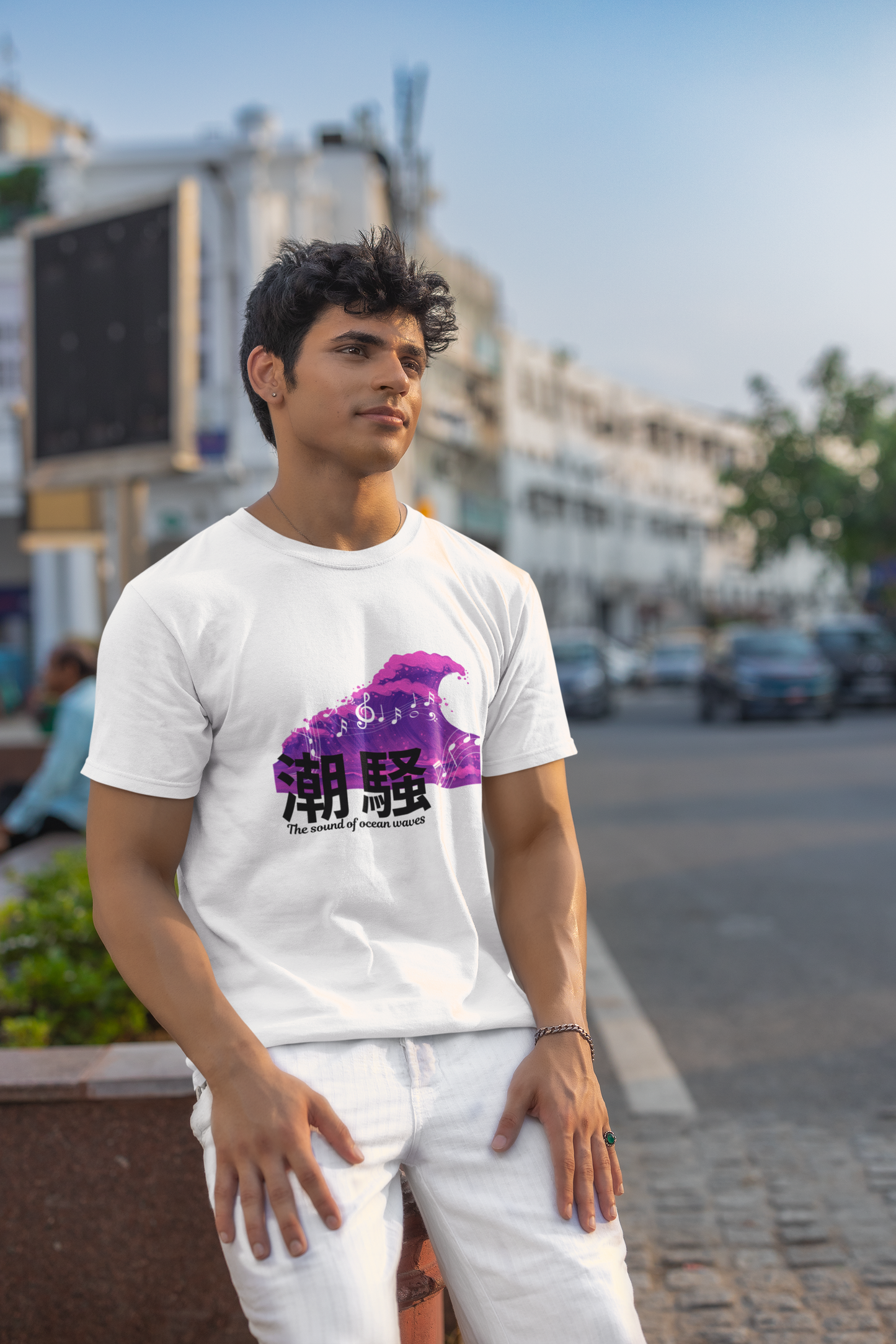 潮騒 The sound of ocean waves Short Sleeve T-shirt