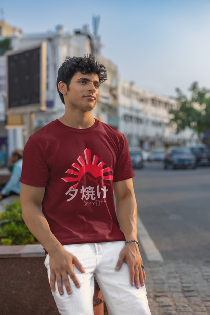 夕焼け Sunset Glow Short Sleeve T-shirt