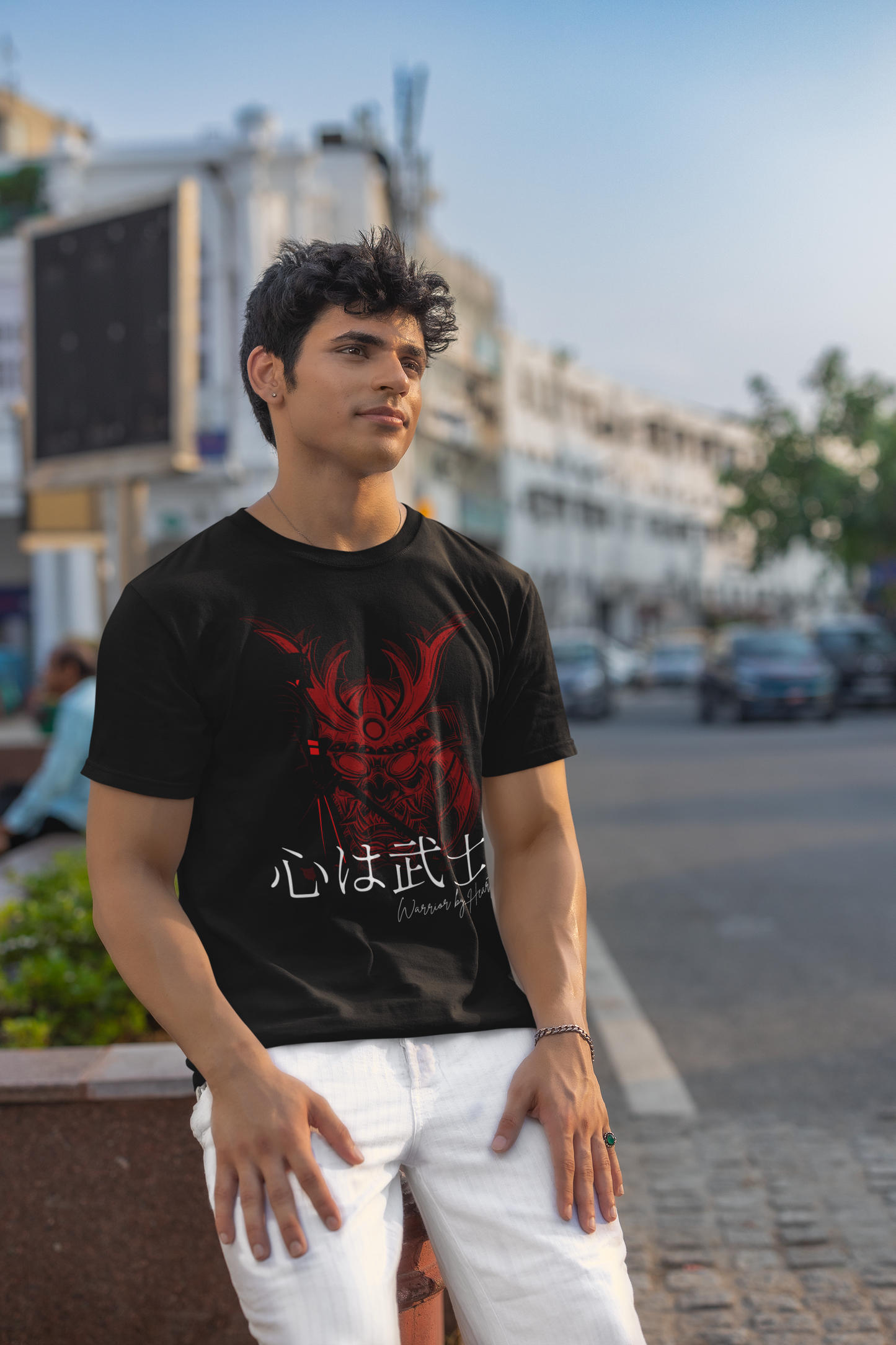 心は武士 Warrior by Heart Short Sleeve T-shirt