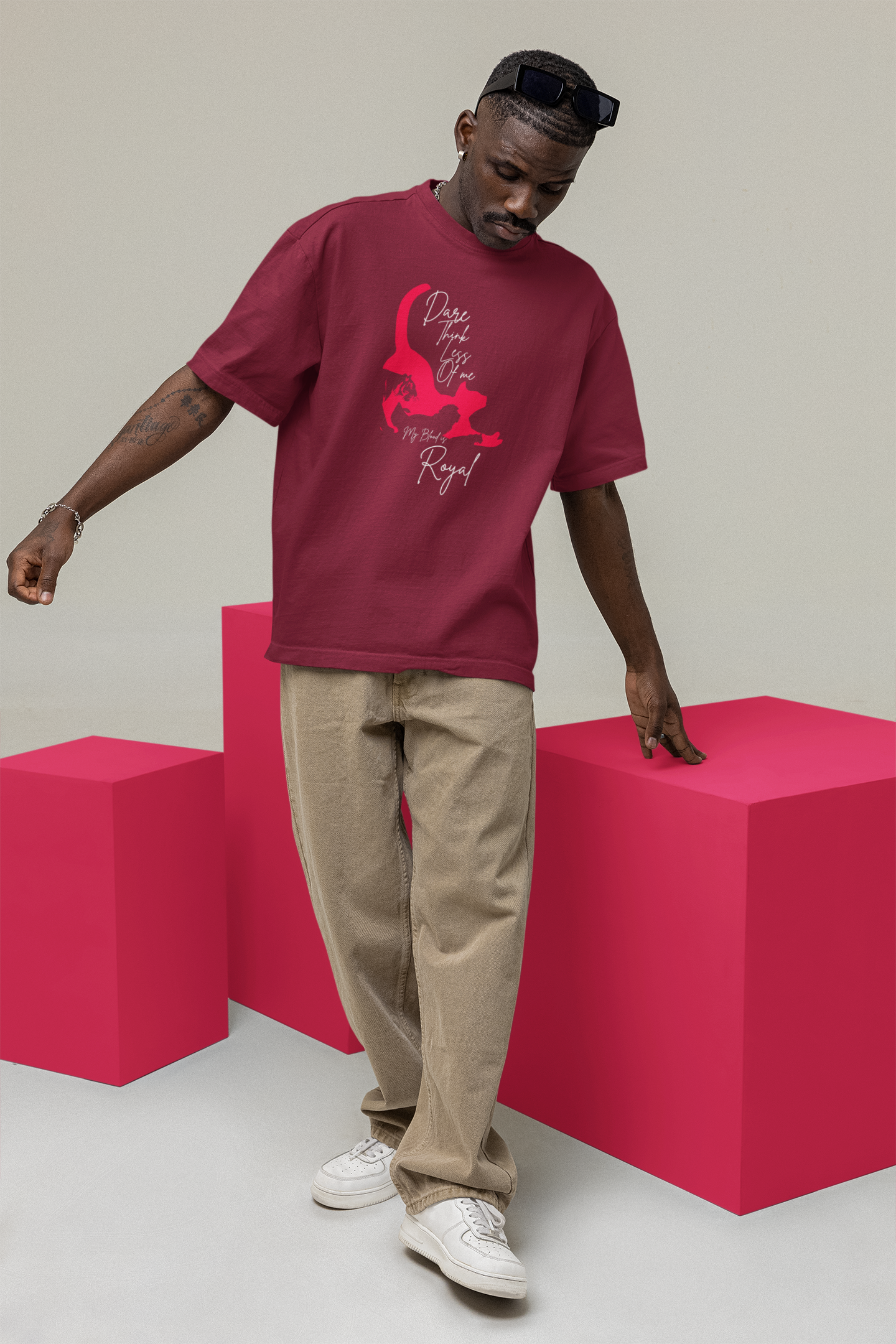 Dare Think Less of Me Oversize T-shirt