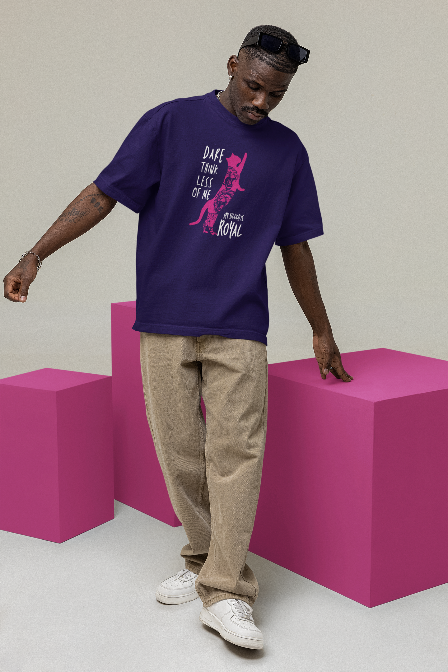 Dare Think Less of Me Oversize T-shirt