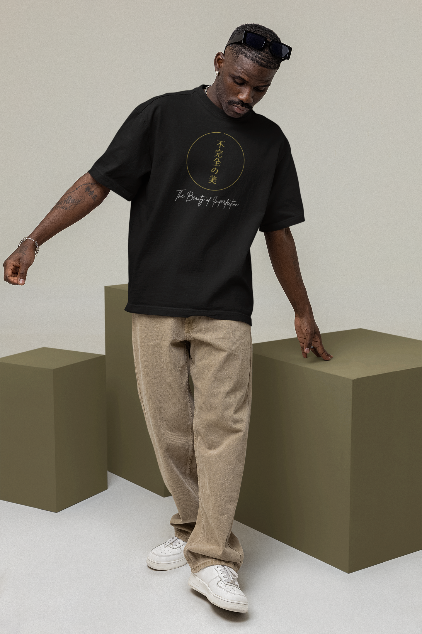 不完全の美 The Beauty of Imperfection Oversize T-shirt